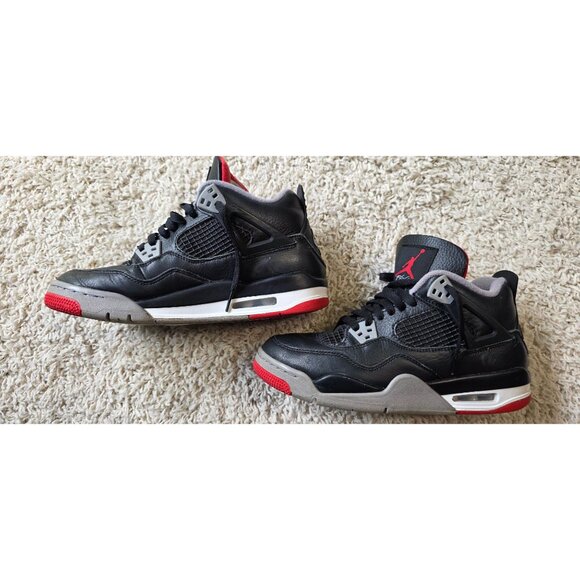 Air Jordan 4 Retro GS 'Bred Reimagined' size 7y - Picture 2 of 8